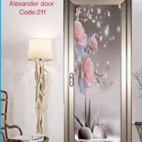 China Double Tempered Aluminium Glass door – 10097