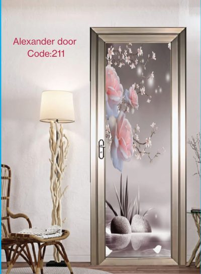 China Double Tempered Aluminium Glass door - 10097 - Image 2