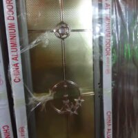 China High Tempered Aluminium Glass door Zara-1012
