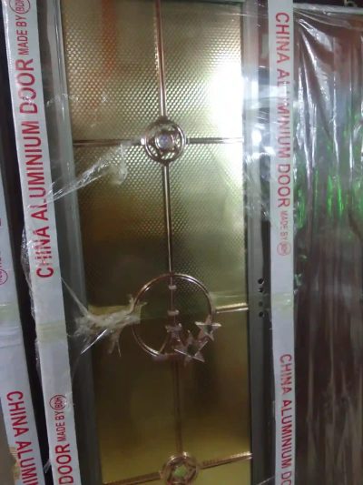 China High Tempered Aluminium Glass door Zara-1012 - Image 2