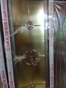 High Tempered Aluminium Glass door Zara