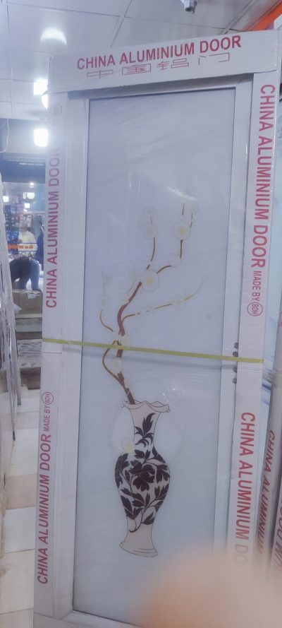 China Double Tempered Aluminium Glass door - 1004 - Image 2