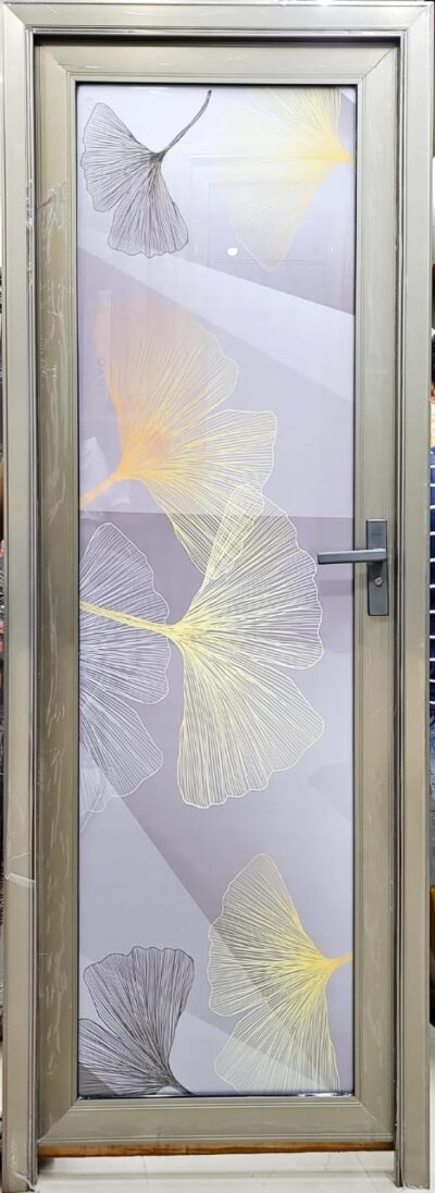 China Double Tempered Aluminium Glass door - 1003