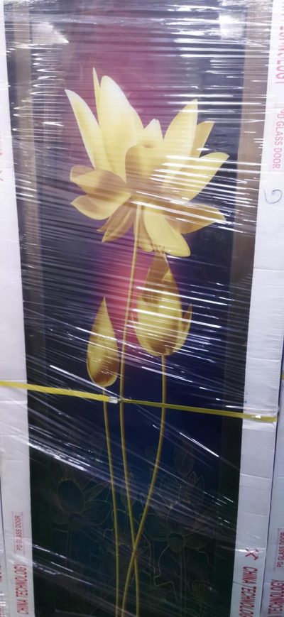 China Double Tempered Aluminium Glass door - 10052