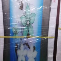 China Double Tempered Aluminium Glass door – 10053