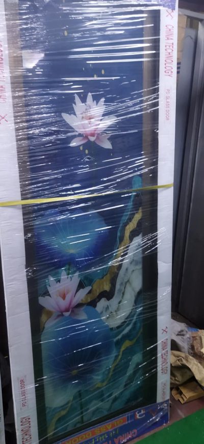 China Double Tempered Aluminium Glass door - 10054
