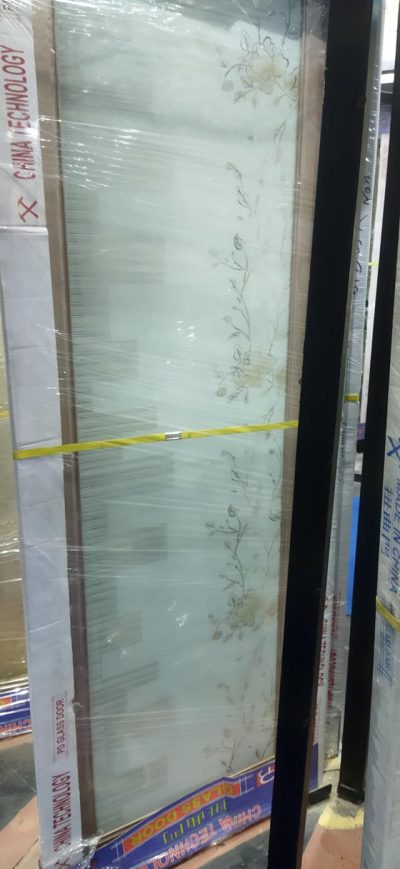 China Double Tempered Aluminium Glass door - 10057