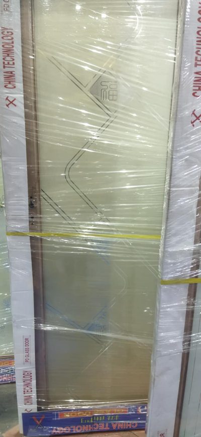 China Double Tempered Aluminium Glass door - 10062 - Image 2