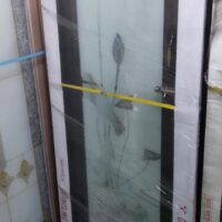 China Double Tempered Aluminium Glass door – 10068