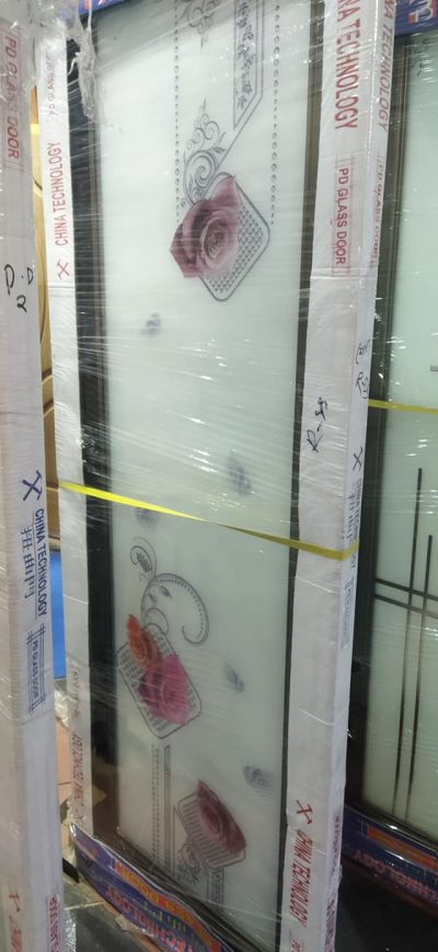 China Double Tempered Aluminium Glass door - 10069