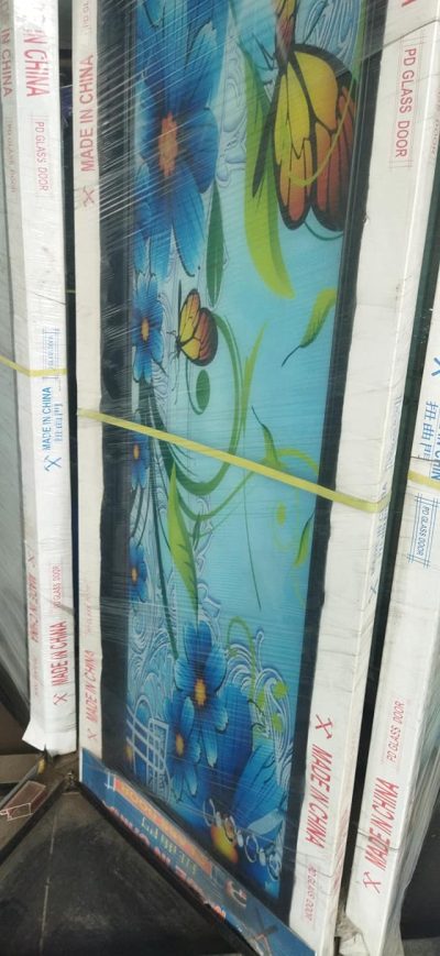 China Double Tempered Aluminium Glass door - 10071 - Image 2