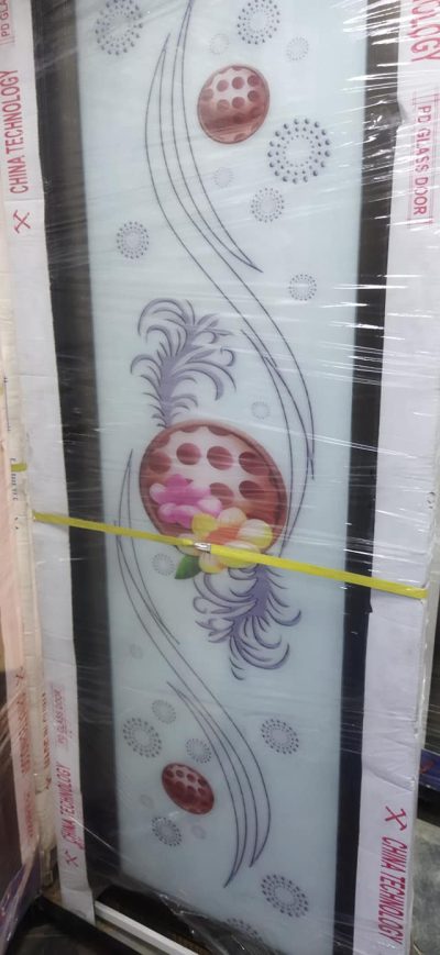 China Double Tempered Aluminium Glass door - 10074 - Image 2