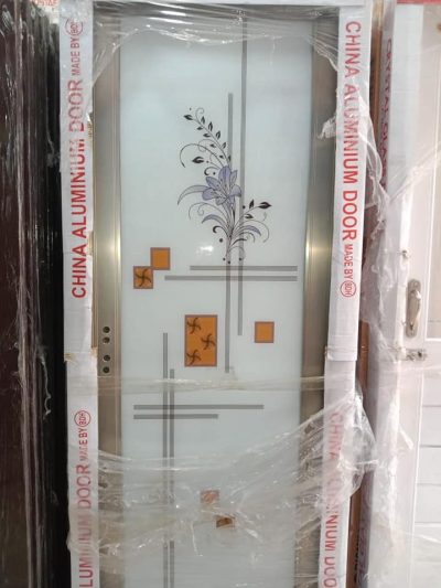 China Double Tempered Aluminium Glass door - 10047