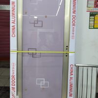 China Double Tempered Aluminium Glass door – 10046