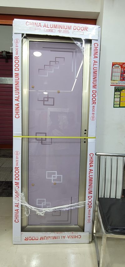 China Double Tempered Aluminium Glass door - 10046 - Image 2