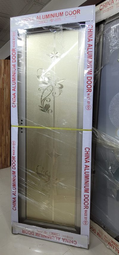 China Double Tempered Aluminium Glass door - 10041