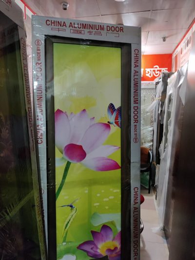 China Double Tempered Aluminium Glass door - 10037