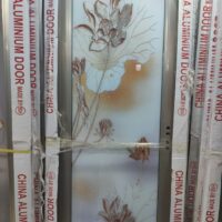 China Double Tempered Aluminium Glass door – 10034