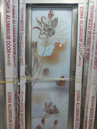 China Double Tempered Aluminium Glass door - 10034 - Image 2