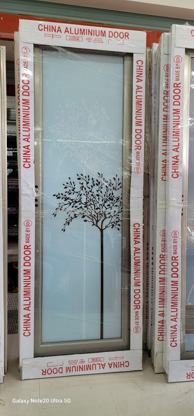 China Double Tempered Aluminium Glass door - 10029