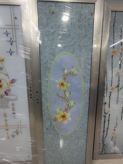 China Double Tempered Aluminium Glass door - 1005 - Image 2