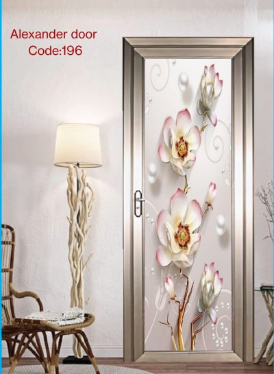 China Double Tempered Aluminium Glass door - 10085 - Image 2
