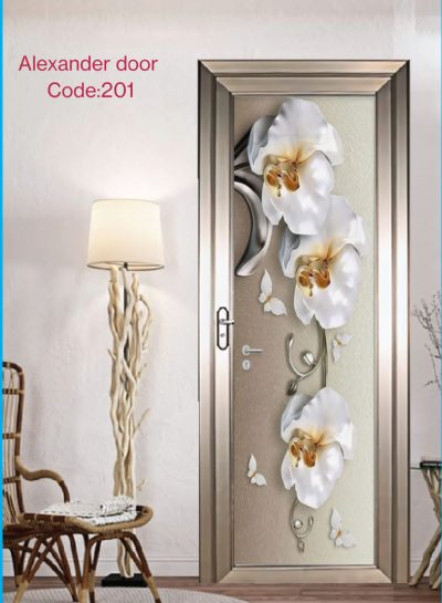 China Double Tempered Aluminium Glass door - 10086