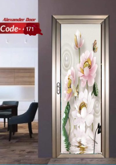 China Double Tempered Aluminium Glass door - 10092