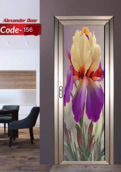 China Double Tempered Aluminium Glass door - 10090 - Image 2