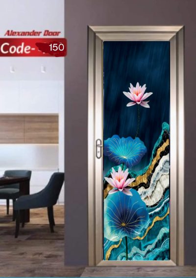 China Double Tempered Aluminium Glass door - 10089 - Image 2
