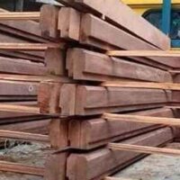 Azobe (Loha) wood door frame