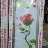 China Double Tempered Aluminium Glass door – 10026