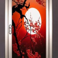 China Double Tempered Aluminium Glass door – 10082
