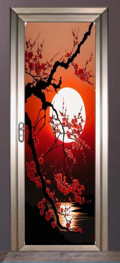 China Double Tempered Aluminium Glass door - 10082