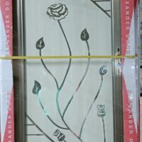 China Double Tempered Aluminium Glass door – 10081