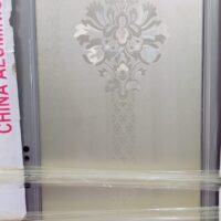 China Double Tempered Aluminium Glass door – 10020
