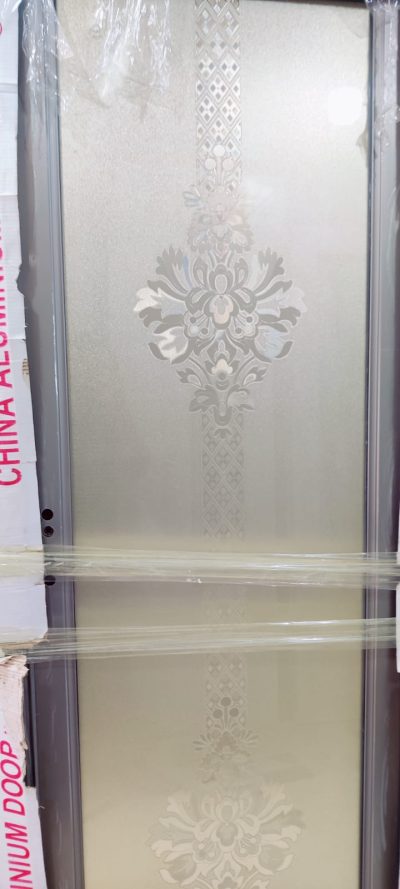 China Double Tempered Aluminium Glass door - 10020 - Image 2