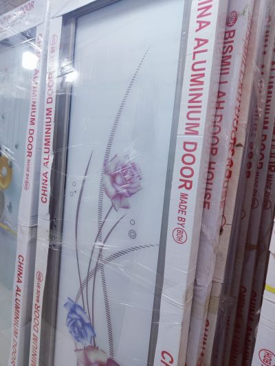 China Double Tempered Aluminium Glass door - 10018 - Image 2