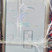 China Double Tempered Aluminium Glass door – 10016