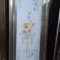 China Double Tempered Aluminium Glass door – 10015