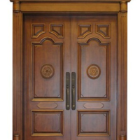 Burma Teak Lacquer Double Door – 1034