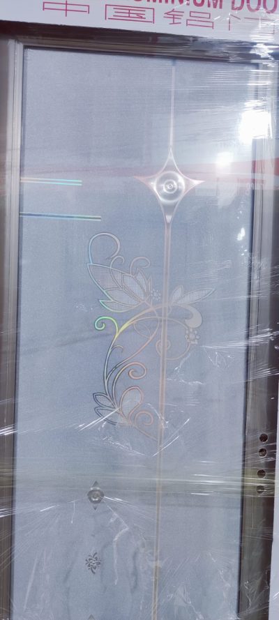 China Double Tempered Aluminium Glass door - 10014 - Image 2