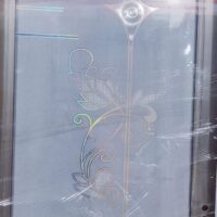 China Double Tempered Aluminium Glass door – 10014