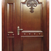 Burma Teak Lacquer Double Door – 1037