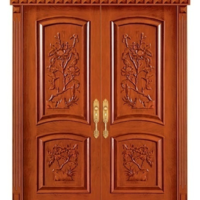 Burma Teak Lacquer Double Door – 1038