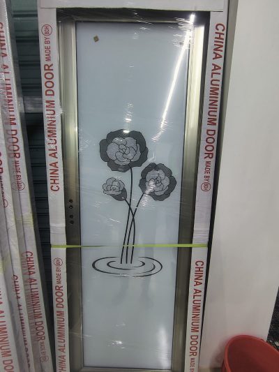 China Double Tempered Aluminium Glass door - 10013