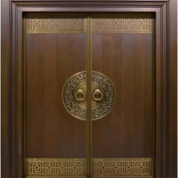 Burma Teak Lacquer Double Door – 1040