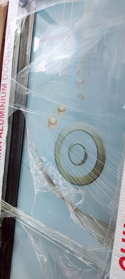 China Double Tempered Aluminium Glass door - 10011 - Image 2