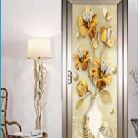 China Double Tempered Aluminium Glass door – 10078
