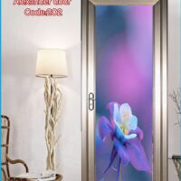 China Double Tempered Aluminium Glass door – 10077